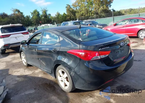 2013 Hyundai Elantra Gls from USA, damaged, VIN KMHDH4AEXDU014168